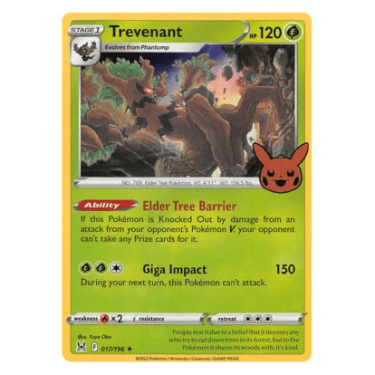 Trevenant : TRICK OR TRADE 2023 (Holo) - 017/196