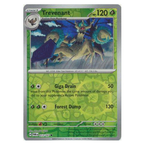 Trevenant : TWILIGHT MASQUERADE (Reverse holo) - 013/167