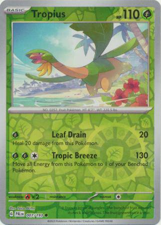 Tropius : PALDEA EVOLVED (Reverse holo) - 007/193