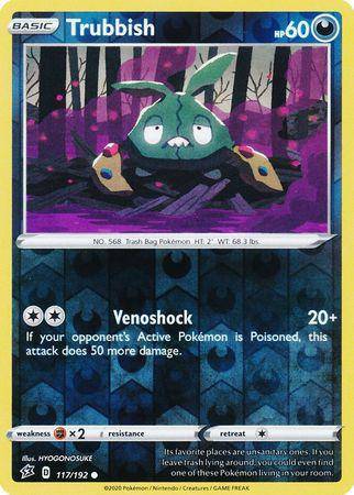 Trubbish : REBEL CLASH (Reverse holo) - 117/192 - Lockett Labs UK
