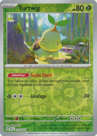 Turtwig : TEMPORAL FORCES (Reverse holo) - 010/162