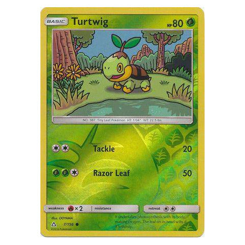 Turtwig : ULTRA PRISM (Reverse holo) - 7/156