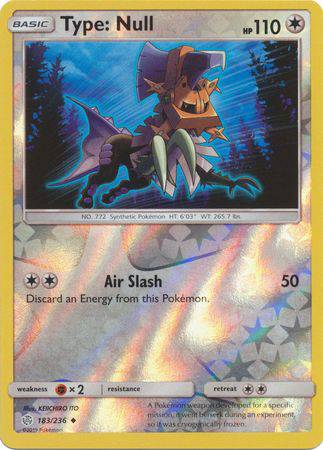 Type: Null : COSMIC ECLIPSE (Reverse holo) - 183/236 - Lockett Labs UK