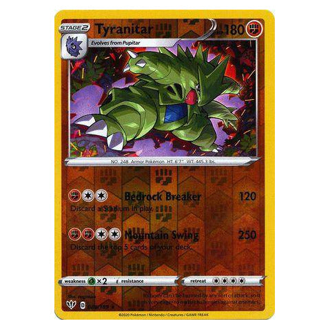 Tyranitar : DARKNESS ABLAZE (Reverse holo) - 088/189