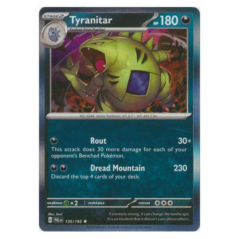 Tyranitar : PALDEA EVOLVED (Holo) - 135/193