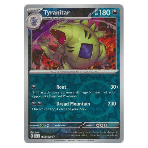 Tyranitar : PALDEA EVOLVED (Reverse holo) - 135/193