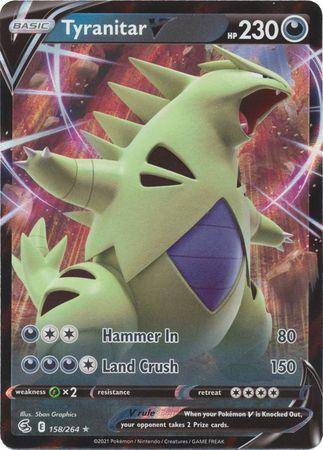 Tyranitar V : FUSION STRIKE - 158/264 - Lockett Labs UK