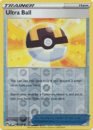 Ultra Ball : CROWN ZENITH (Reverse holo) - 146/159