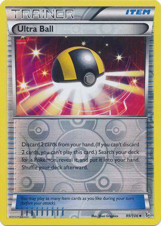 Ultra Ball : FLASHFIRE (Reverse holo) - 99/106 - Lockett Labs UK