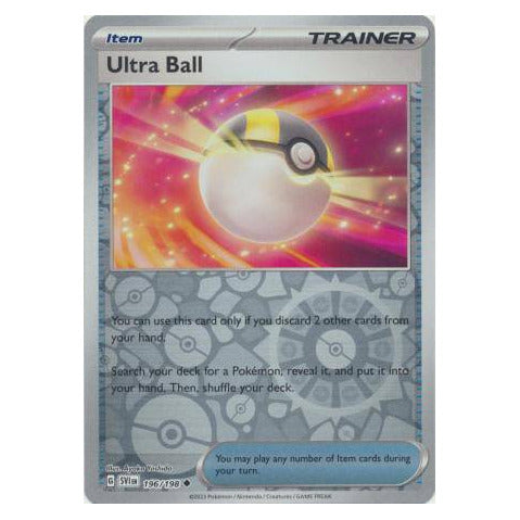 Ultra Ball : SCARLET & VIOLET BASE (Reverse holo) - 196/198
