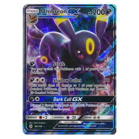 Umbreon GX : SUN & MOON BASE - 80/149