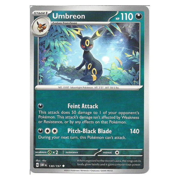 Umbreon : OBSIDIAN FLAMES - 130/197
