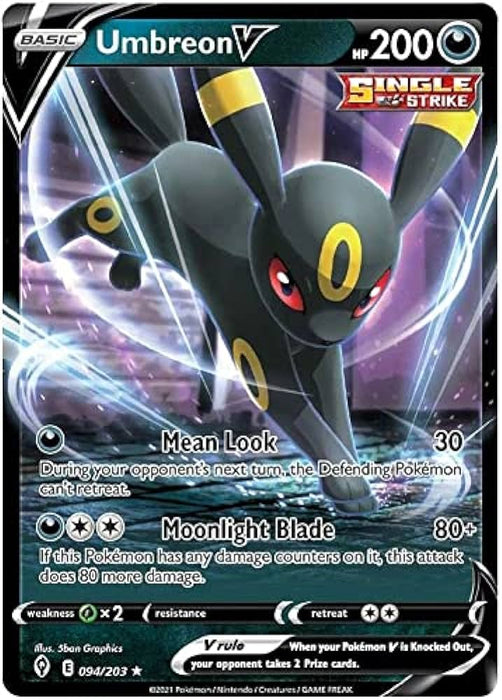 Umbreon V : NON-HOLO DECK EXCLUSIVE - 094/203