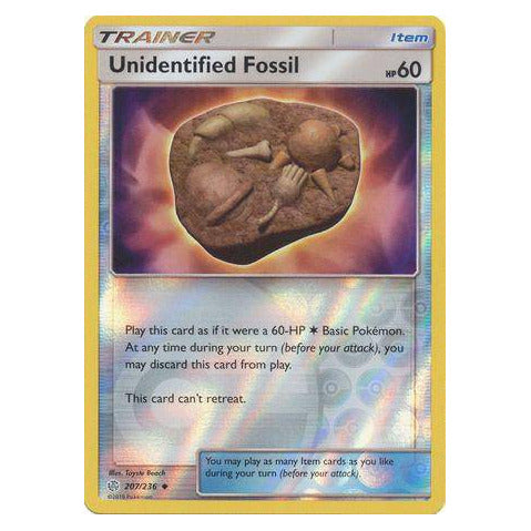 Unidentified Fossil : COSMIC ECLIPSE (Reverse holo) - 207/236
