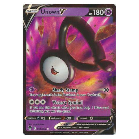 Unown V : SILVER TEMPEST - 065/195
