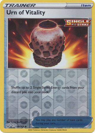 Urn of Vitality : BATTLE STYLES (Reverse holo) - 139/163