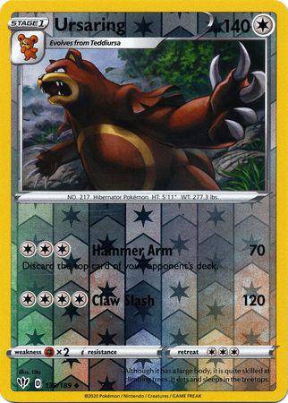 Ursaring : DARKNESS ABLAZE (Reverse holo) - 139/189