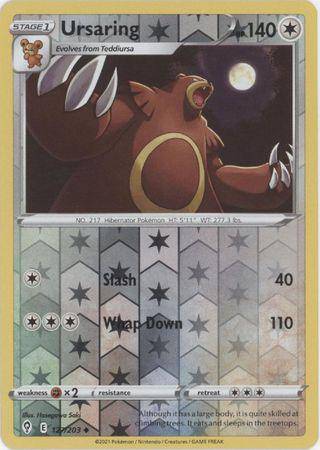 Ursaring : EVOLVING SKIES (Reverse holo) - 127/203 - Lockett Labs UK