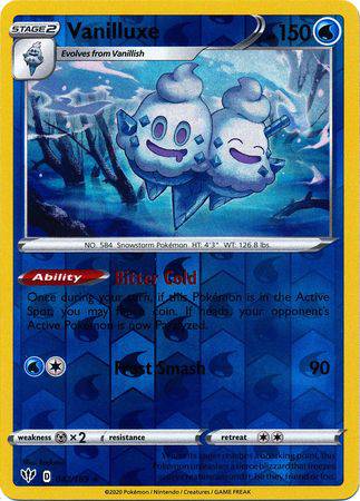 Vanilluxe : DARKNESS ABLAZE (Reverse holo) - 047/189