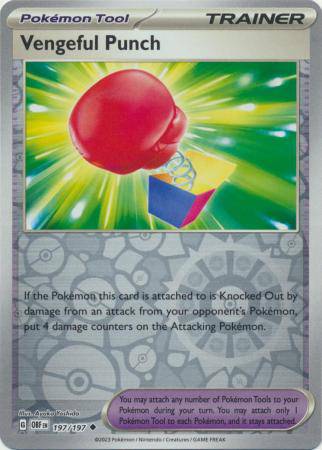 Vengeful Punch : OBSIDIAN FLAMES (Reverse holo) - 197/197 - Lockett Labs UK