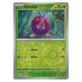 Venonat : 151 (Reverse holo) - 048/165