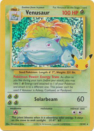 Venusaur : CELEBRATIONS - 15/102 - Lockett Labs UK