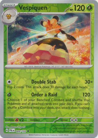 Vespiquen : PALDEA EVOLVED (Reverse holo) - 009/193