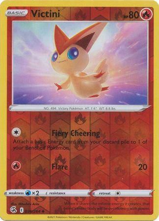 Victini : FUSION STRIKE (Reverse holo) - 036/264 - Lockett Labs UK