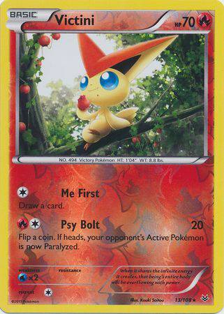Victini : ROARING SKIES (Reverse holo) - 13/108 - Lockett Labs UK