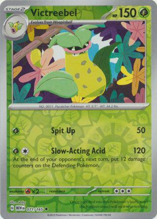 Victreebel : 151 (Reverse holo) - 071/165