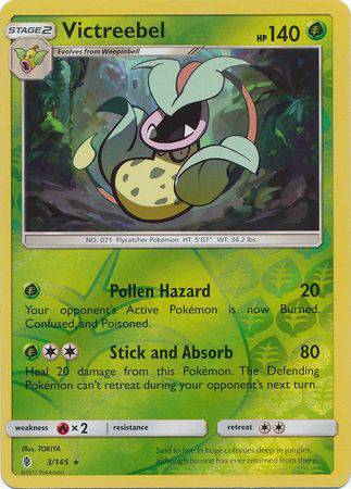 Victreebel : GUARDIANS RISING (Reverse holo) - 3/145 - Lockett Labs UK