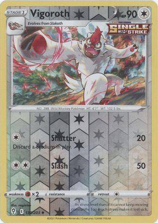 Vigoroth : EVOLVING SKIES (Reverse holo) - 130/203 - Lockett Labs UK