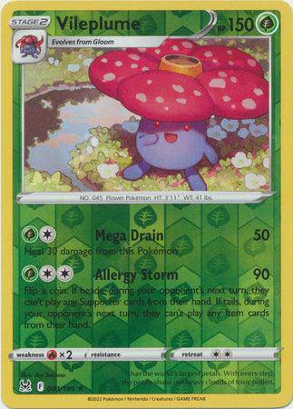 Vileplume : LOST ORIGIN (Reverse holo) - 003/196