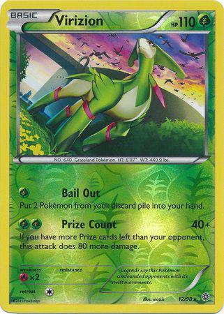 Virizion : ANCIENT ORIGINS (Reverse holo) - 12/98