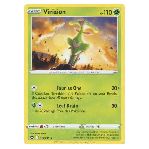 Virizion : SILVER TEMPEST - 014/195