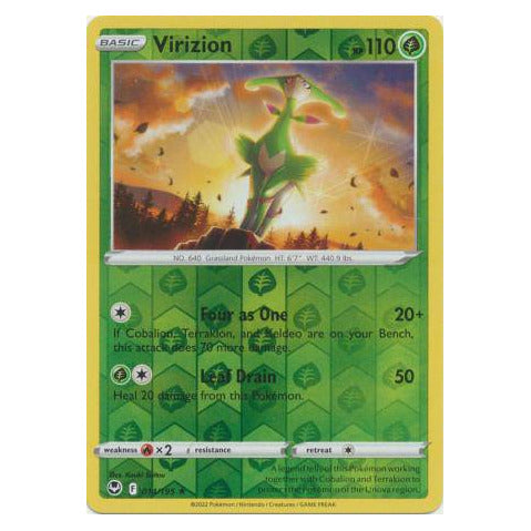 Virizion : SILVER TEMPEST (Reverse holo) - 014/195