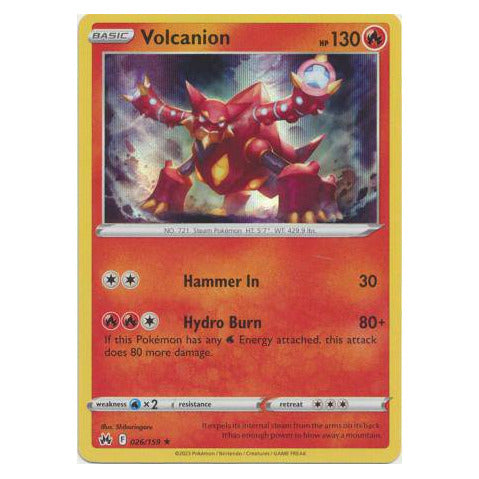 Volcanion : CROWN ZENITH (Holo) - 026/159