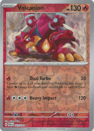 Volcanion : PARADOX RIFT (Reverse holo) - 022/182 - Lockett Labs UK