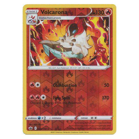 Volcarona : CHILLING REIGN (Reverse holo) - 024/198