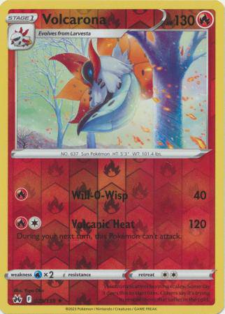 Volcarona : CROWN ZENITH (Reverse holo) - 025/159