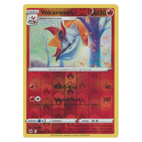 Volcarona : CROWN ZENITH (Reverse holo) - 025/159