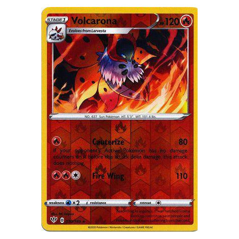 Volcarona : DARKNESS ABLAZE (Reverse holo) - 030/189