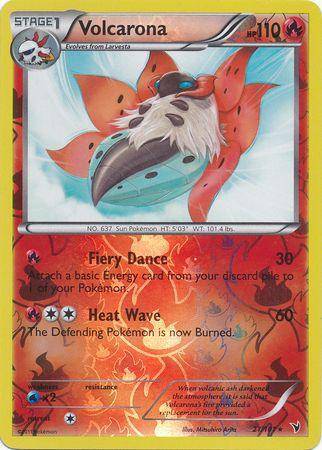 Volcarona : NOBLE VICTORIES (Reverse holo) - 21/101 - Lockett Labs UK