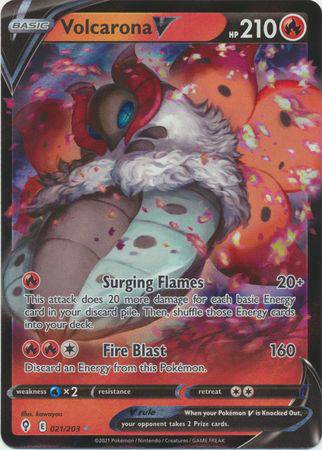 Volcarona V : EVOLVING SKIES - 021/203 - Lockett Labs UK