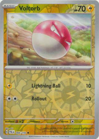 Voltorb : PALDEA EVOLVED (Reverse holo) - 066/193