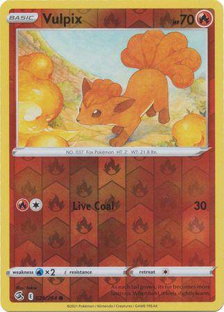 Vulpix : FUSION STRIKE (Reverse holo) - 028/264 - Lockett Labs UK
