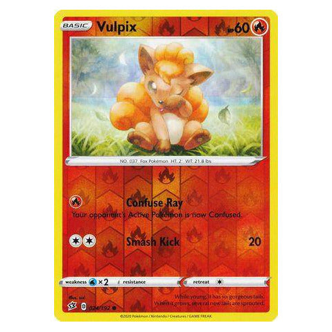 Vulpix : REBEL CLASH (Reverse holo) - 024/192