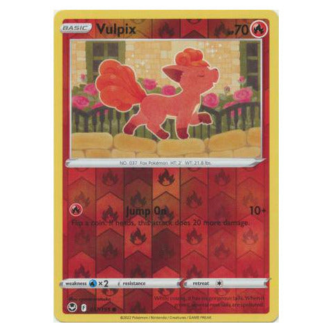 Vulpix : SILVER TEMPEST (Reverse holo) - 017/195