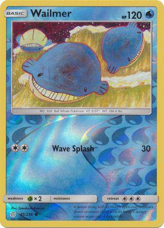 Wailmer : COSMIC ECLIPSE (Reverse holo) - 45/236