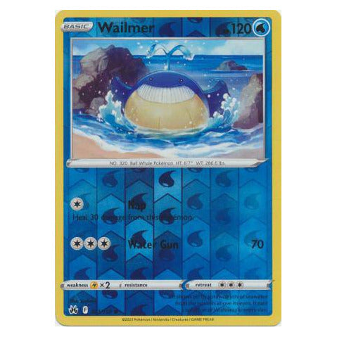 Wailmer : CROWN ZENITH (Reverse holo) - 031/159